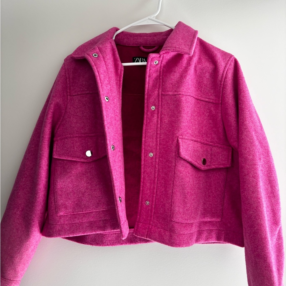 PINK ZARA JACKET NEW!!
